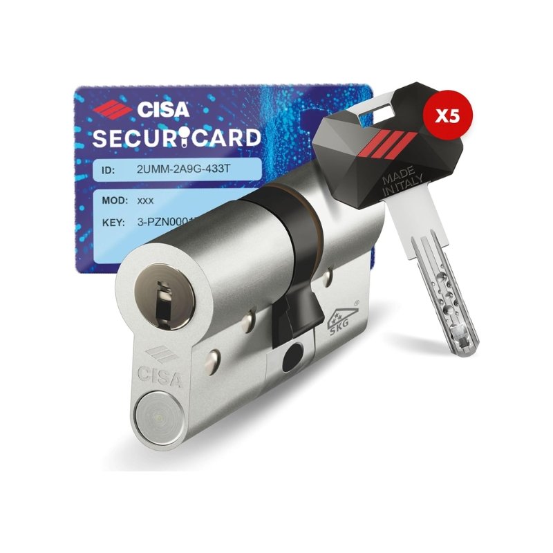 Cilindro CISA Mod Rs5 40x50 Latón