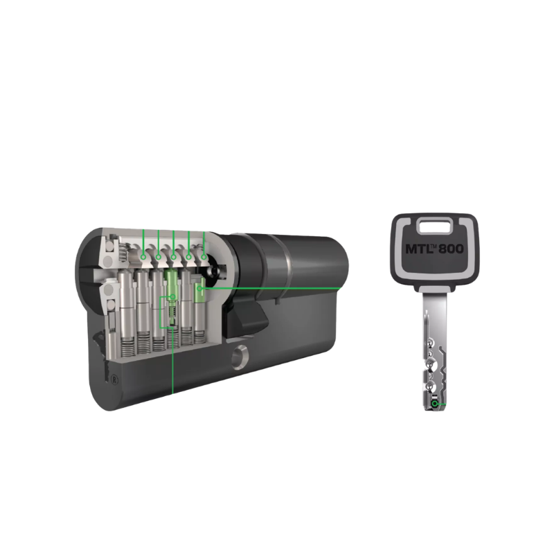 Cilindro Mult-Lock 31x31 Níquel